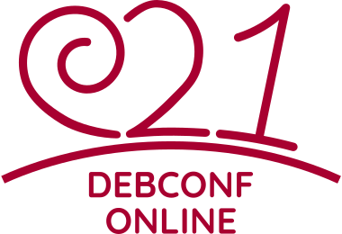 DebConf21 banner