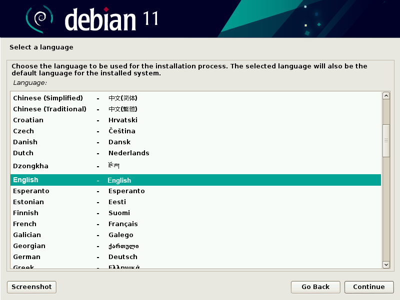 Tema Homeworld debian-installer. Clique para ver a proposta de tema completa