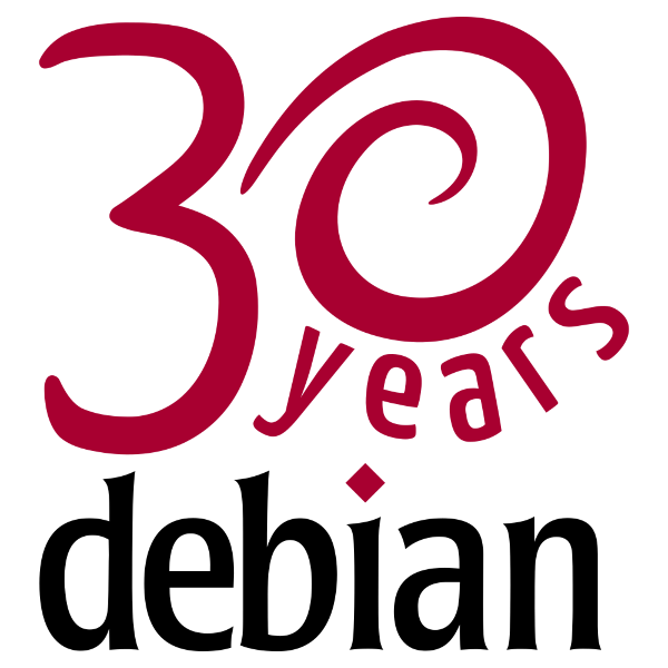 Debian 30 years by Jeff Maier